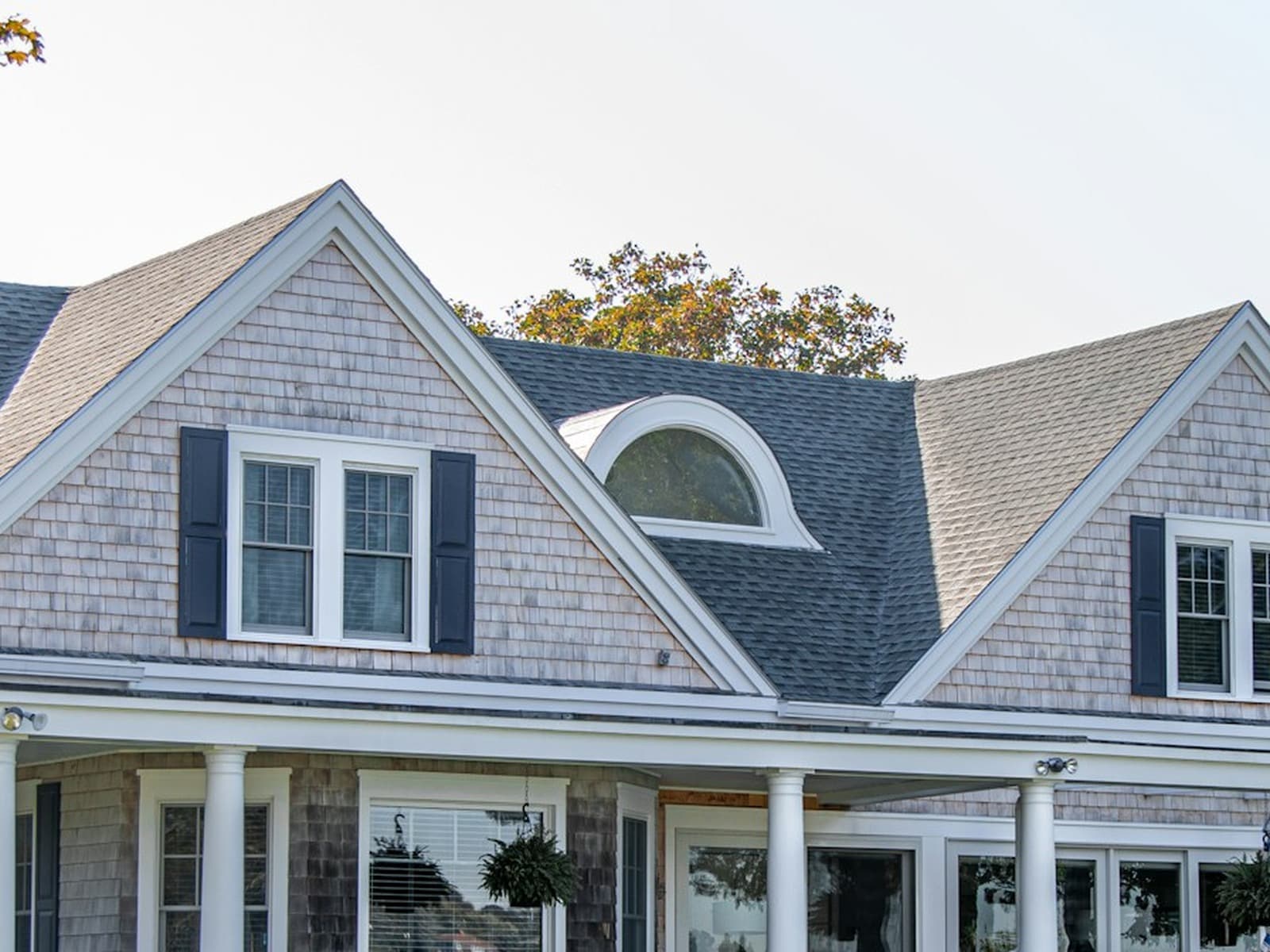 Same Cedar Park home after full storm restoration with new architectural shingles