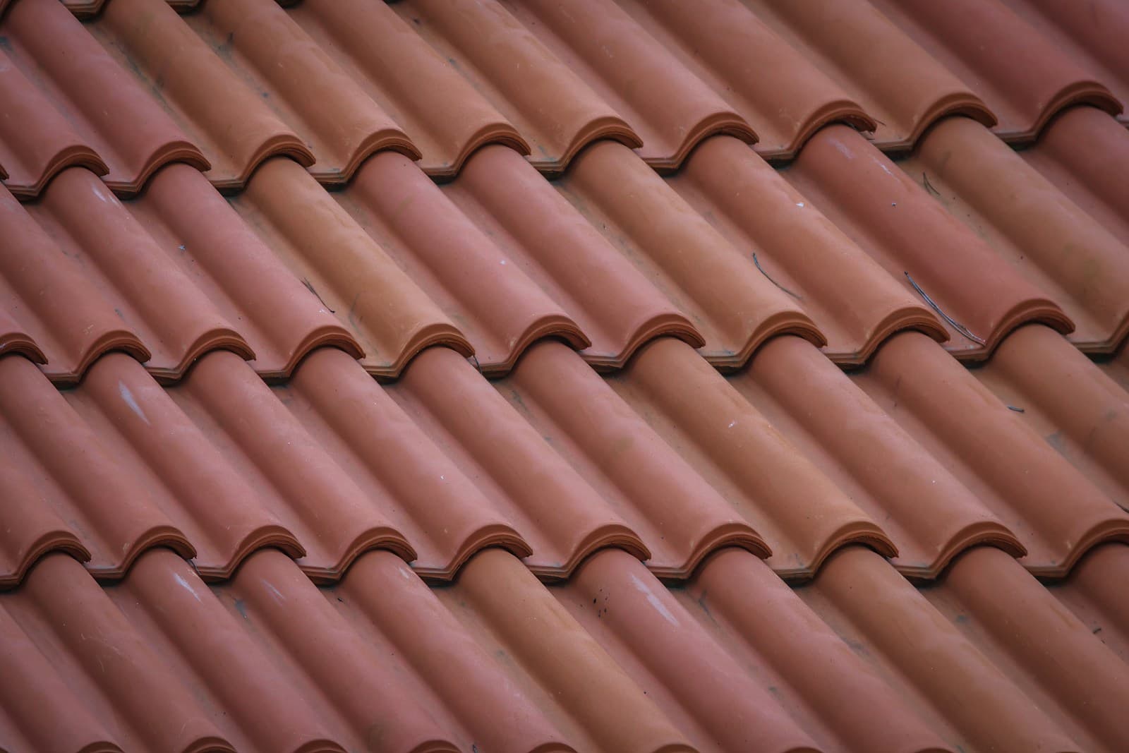Close crop of roofing tile texture